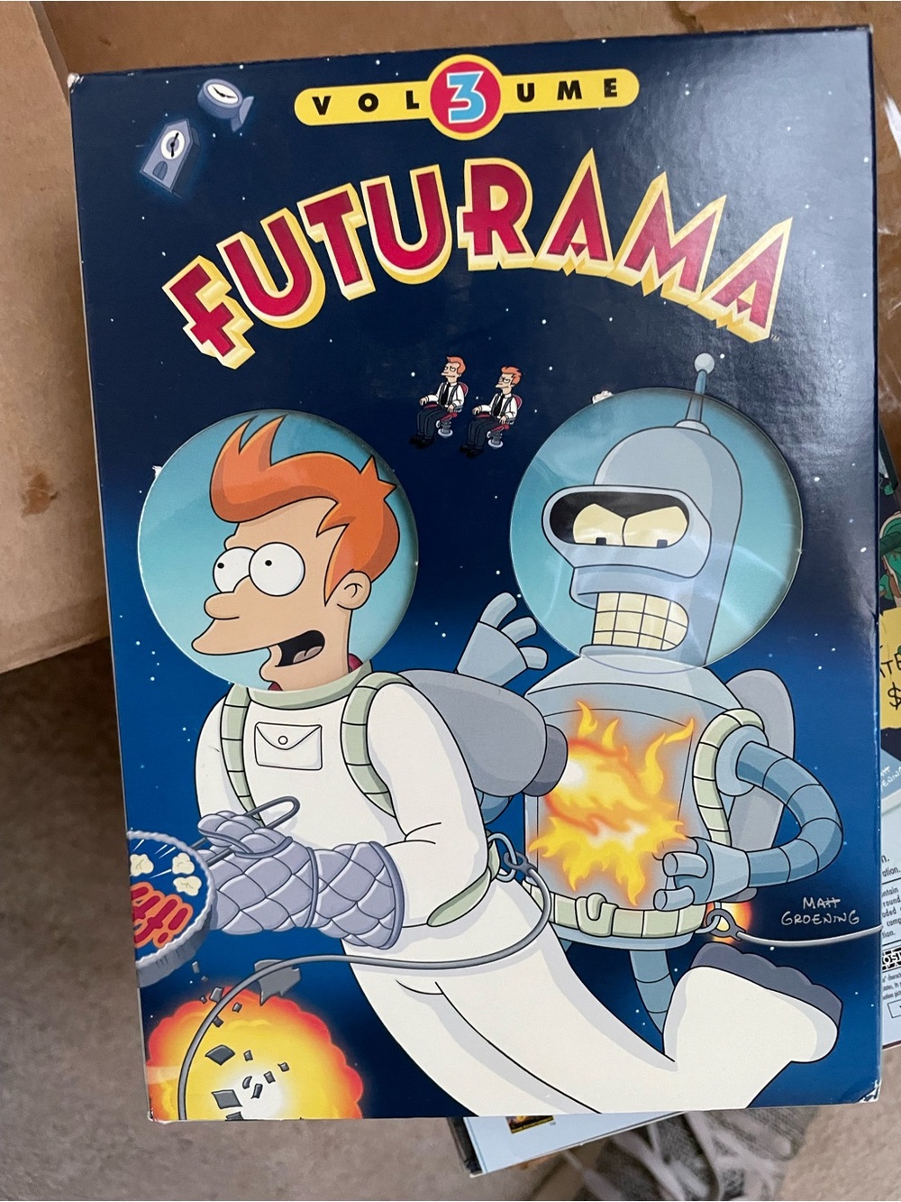 Futurama Volume 1.3.4 DVD Box - Blue Cover